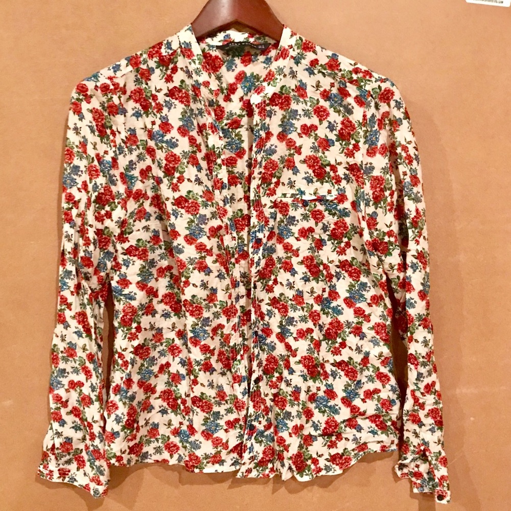 Zara Flowered Shirt